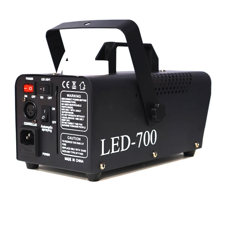 Smoke Machine 700W 18 LEDS Remote Control 5m Spray Distance For Christmas Halloween Wedding Event Party Stage Effect Fog Machine