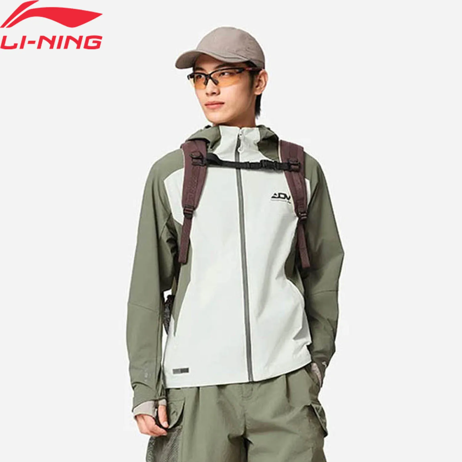

Li-Ning Running Men Windbreakers LN WIND PROOF 94%Polyamide 6%Elastane PFC-FREE WATER REPELLENT Regular LiNing Jackets AFYV001