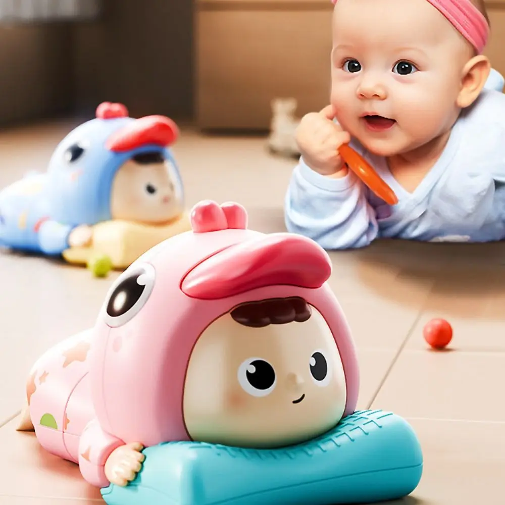 

Learns To Crawl Crawling Baby Toys Big Eyes Cartoon Learning Crawling Doll Clockwork Climbing Funny Twist Walking Duck Training