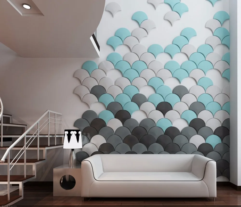 Interior wall decoration3D wallpapers home wallpaper 3D leather Wall Covering