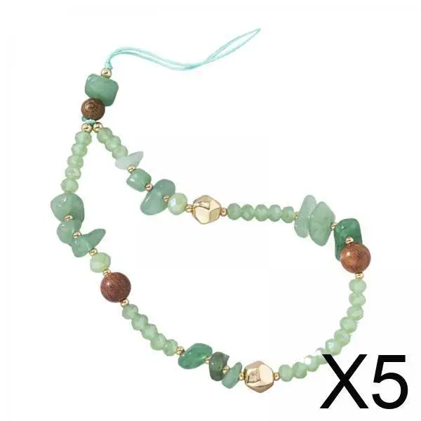 

Эстетический ремешок для подвески для телефона, каменные бусины ручной работы, цепочка на запястье, украшение для телефона, аксессуары для ожерелья для мобильного телефона