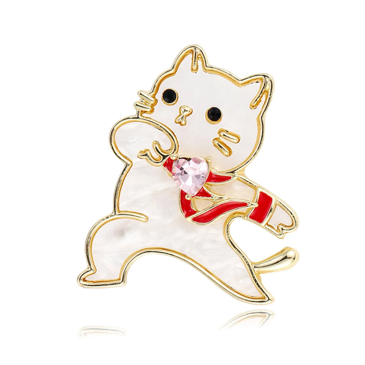 Korean version of love confession bear brooch college style sweater jacket accessories corsage cartoon baby elephant versatile p