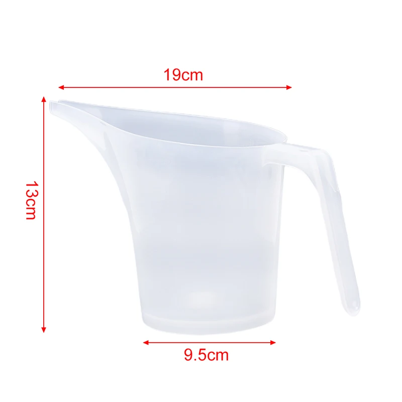 1000ML Tip Mouth Plastic Measuring Jug Cup Graduated Cooking Kitchen Bakery Tool