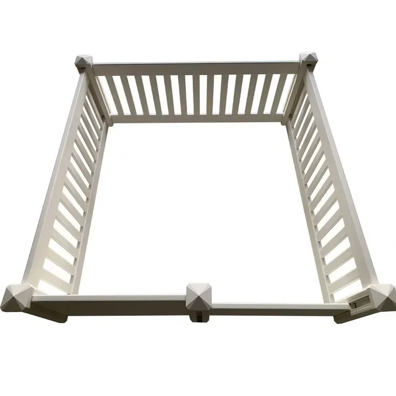 White Expandable Kennel No Dig Outdoor Cheap Dog Fence Playpen