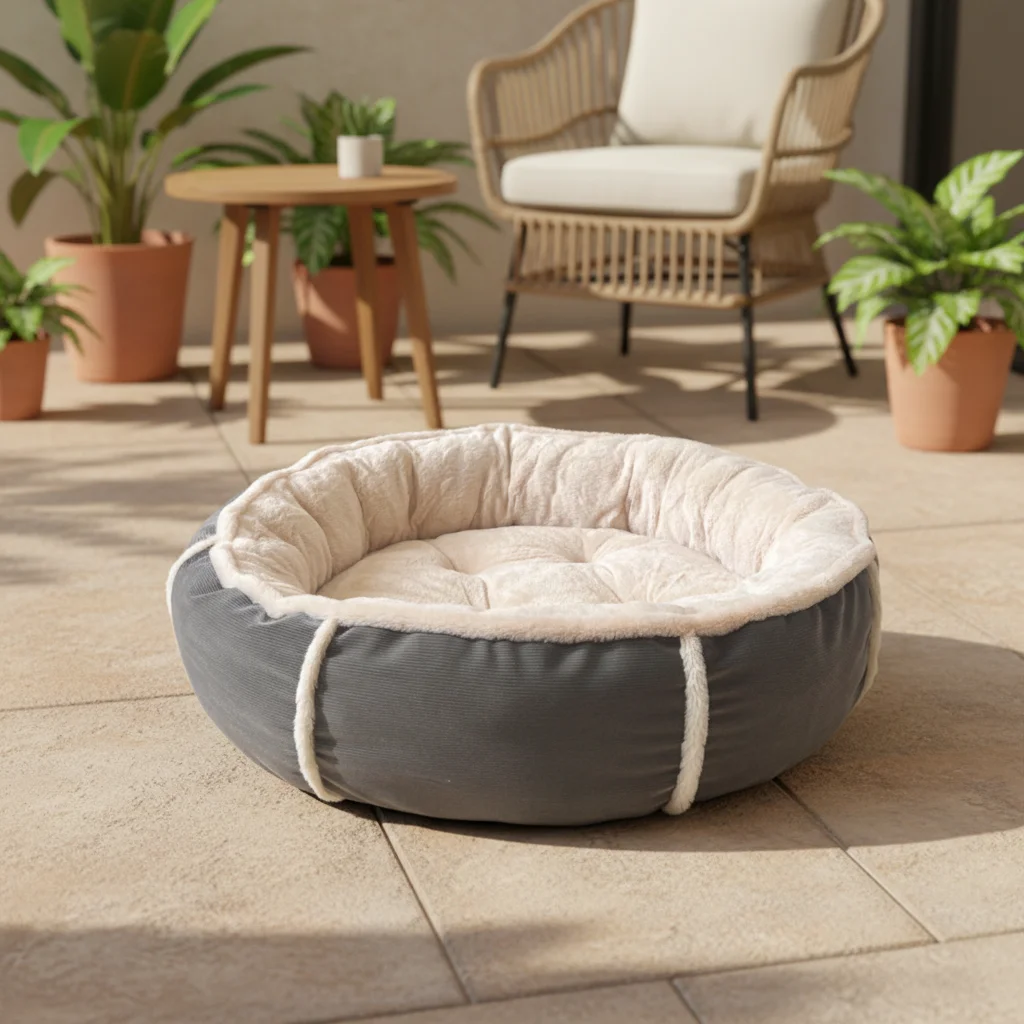 

Eco-Friendly Corduroy Solid Carton Packed Living Room Pet Kennel Warm Cozy Multi Size Small Dog Bed All Seasons Mechanical Wash