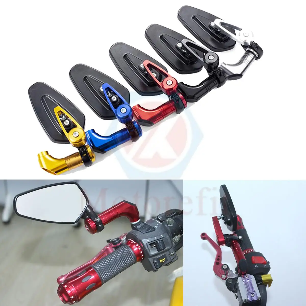 

Applicable 8MM, 10MM motorcycle rearview mirror Rearview mirror Rearview mirror reflector