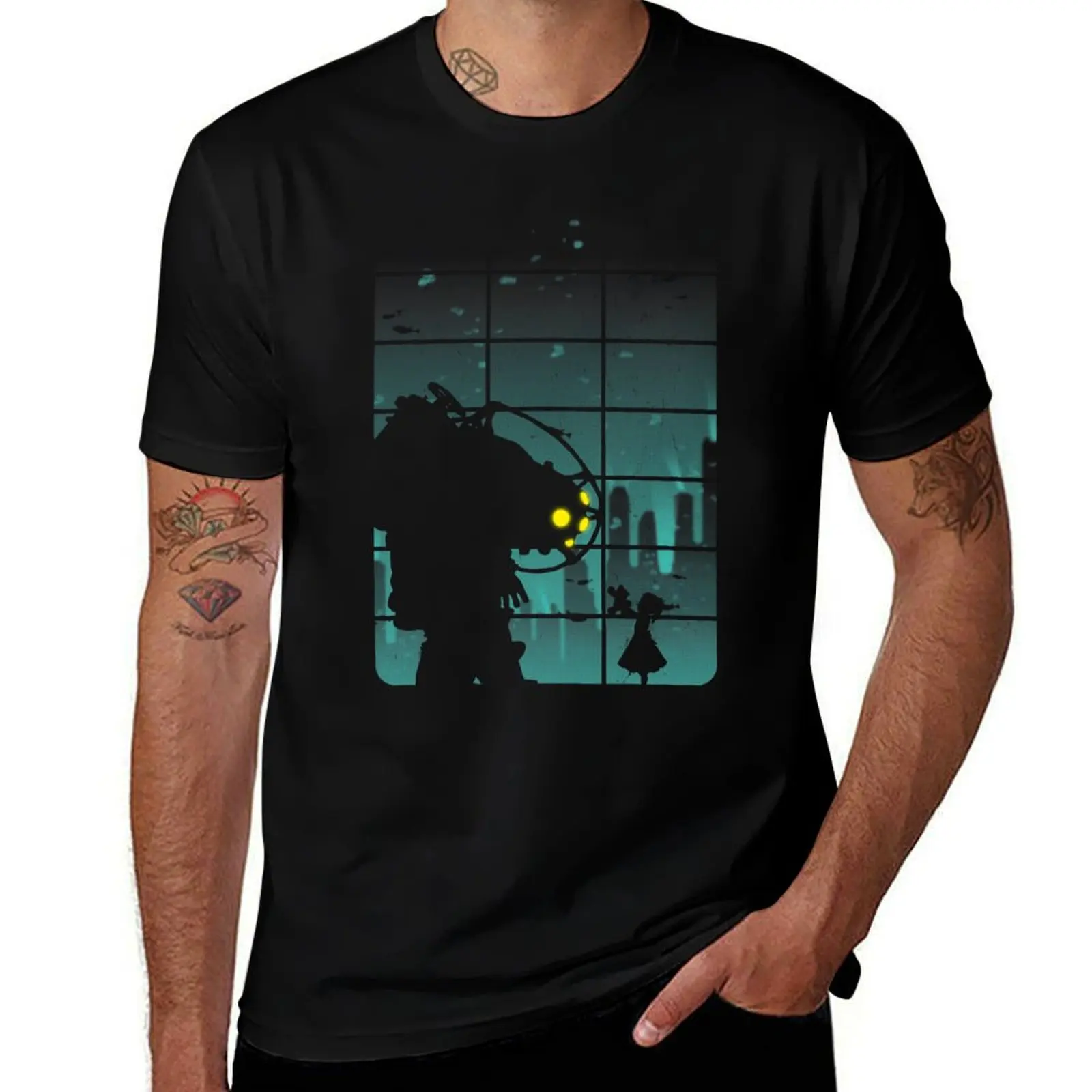 Come on, Mr. Bubbles! T-Shirt Basic Casual Short Sleeve Cotton Shirt T-Shirt