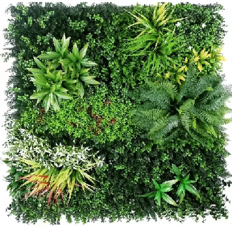 Pannello Siepe Artificiale In Erba Sintetica Skvg100-Jin 1X1M Certificato UV Per Interni/Esterni - Spedizione Da Magazzino USA - Offerta Speciale-image