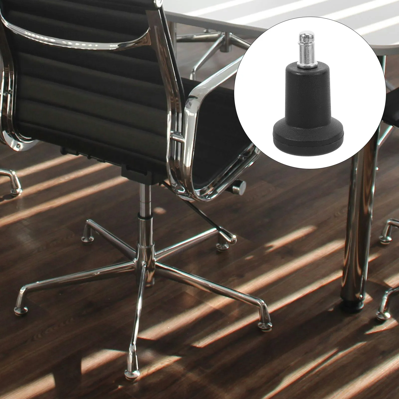 6pcs Card Spring Swivel Chair Casters Durable Material Office Desk Computer Chairs Replacement Wheels Furniture Legs