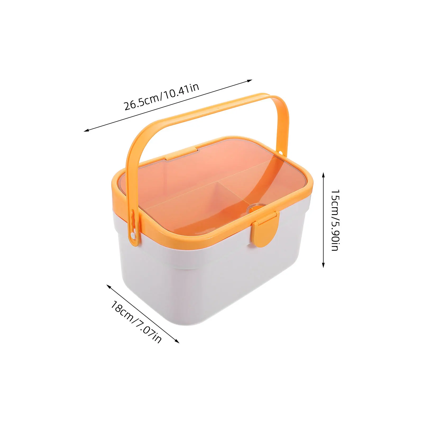 Large Capacity Medicine Storage Box Double Layer Compartments Portable Handle Home Travel Organizer Medical Supply Container