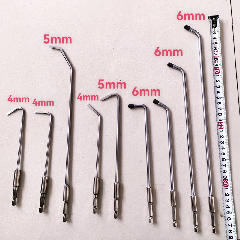 20PCS Paintless Dent Repair Rods Kit Quick Release Auto Body Dent Removal Tools 3