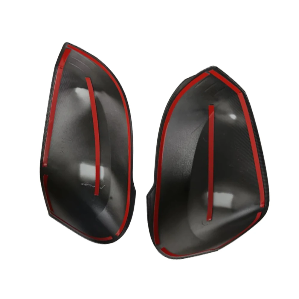 

2 Pcs New Carbon Fiber Left And Right Rear View Mirror Moulding Protector Cover Trims For BMW X1 2023