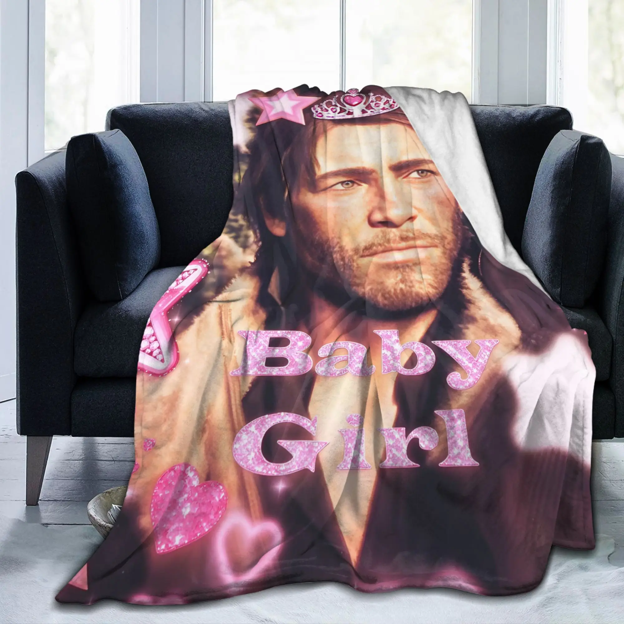 Custom Arthur Morgan Blanket 3D Printed Soft Flannel Fleece Warm Gaming  Throw Blankets for Office Bed Couch Quilt