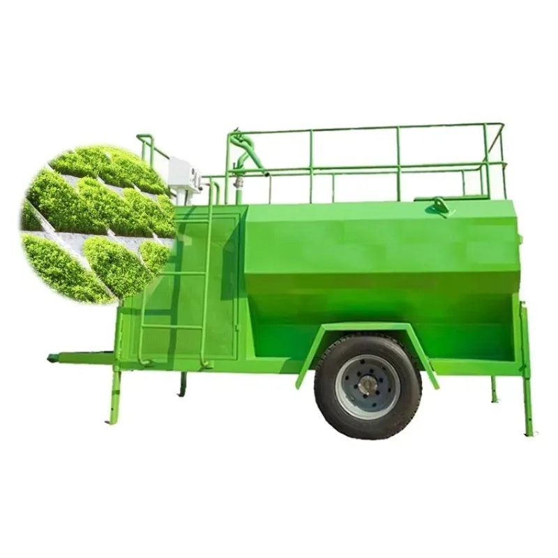 Community Greening Hydroseeding Machine Low Vibration Grass Spraying Equipment For Residential Garden Site