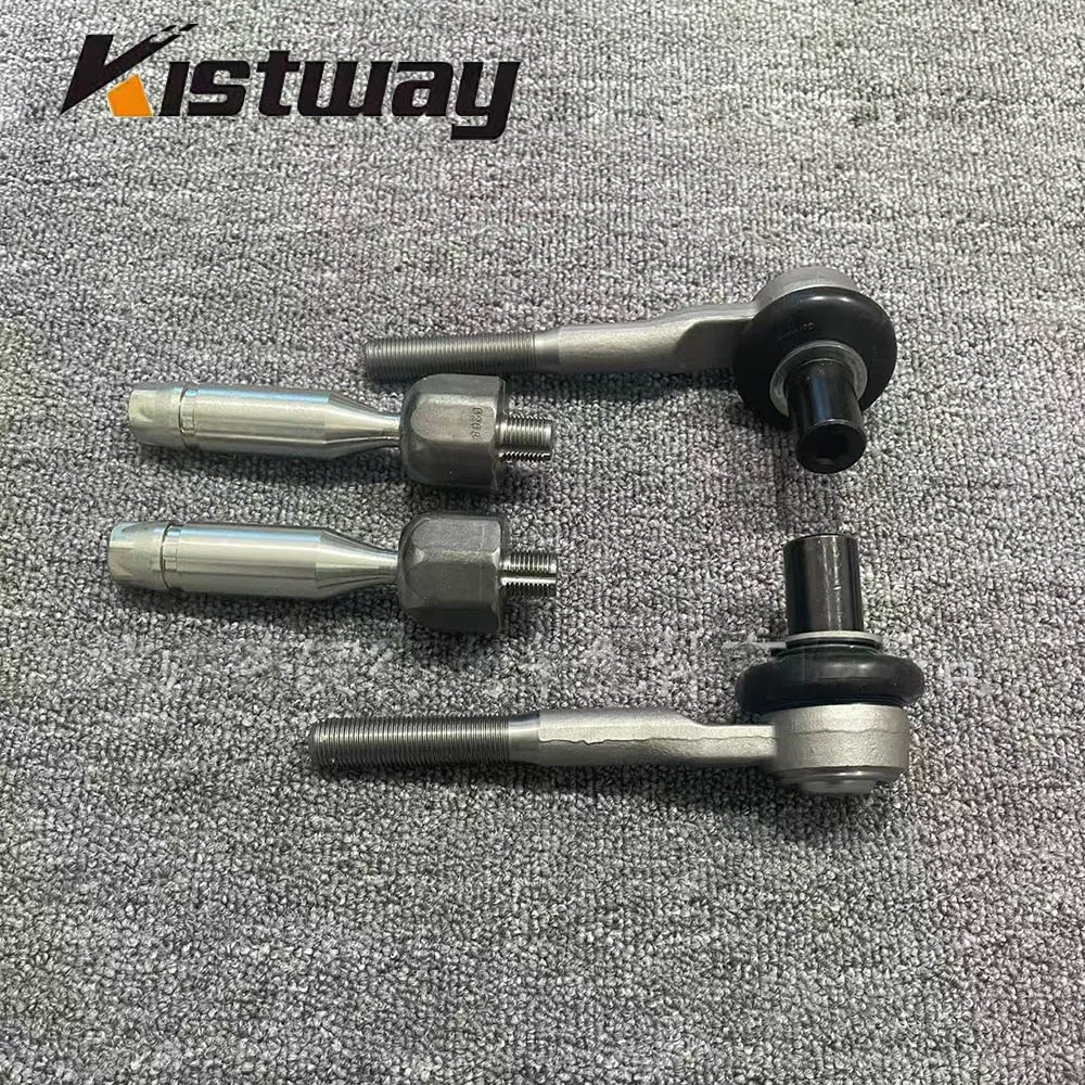 4PCS Inner & Outer Tie Rod End Kit For Bentley Continental Gt Gtc & Flying Spur 4E0419801C 4E0419801D 4E0419811E 4E0419811D