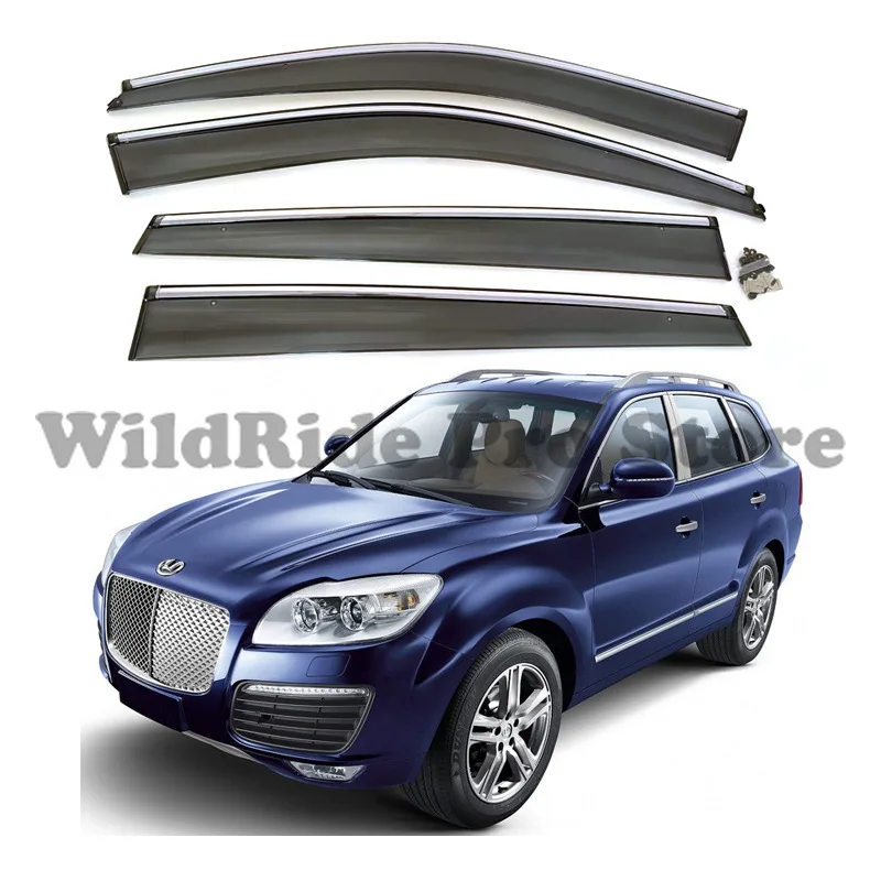 

1 set Plastic Rain Deflector for Huatai Baolige Molded Window Visor Thickened Transparent Door Rain Guard