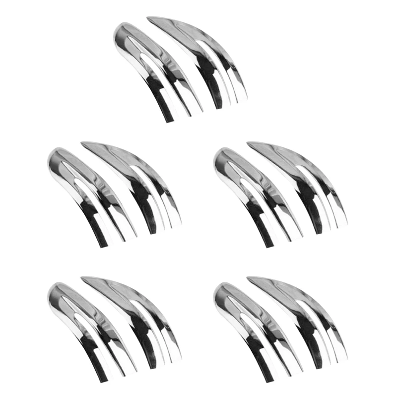 

10Pcs Chrome Rearview Side Mirror Stripe Cover Trim For Honda CR-V CRV 2017-2019