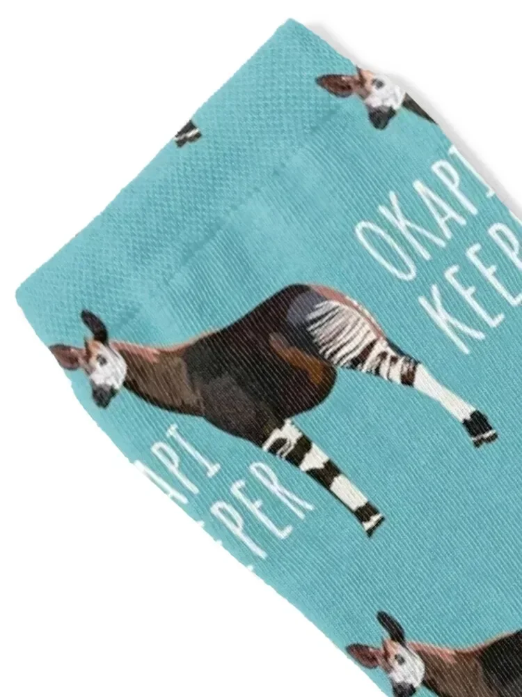 Okapi Keeper Socks colored funny gift Socks Women's Men's