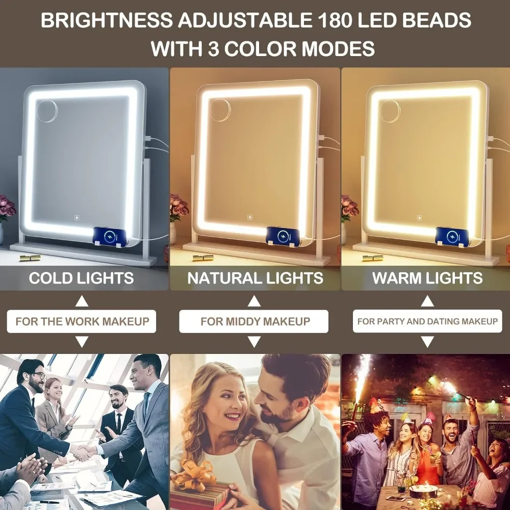 Makeup Vanity Mirror with Lights - 22