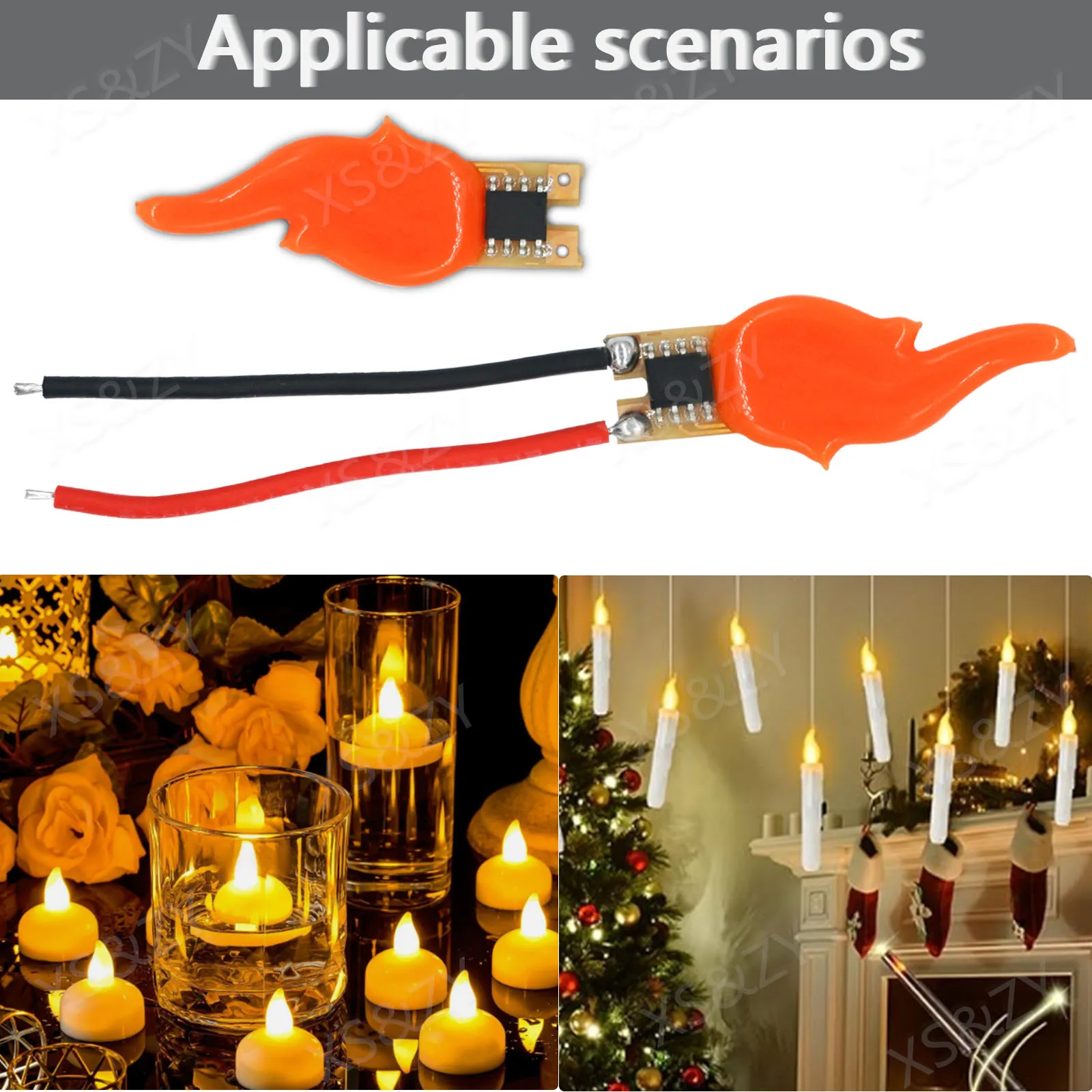 Grânulos de led avançados vermelho retro sem chama vela contas decoração de natal dc3v flutuante copo cônico em forma de decoração de halloween