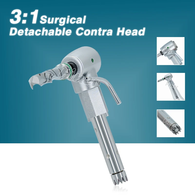 

20:1 Dental Implant Contra Angle Head for KaVo Surgmatic S201XL 27:1 Dental Against Implant Angle Handpiece Finer