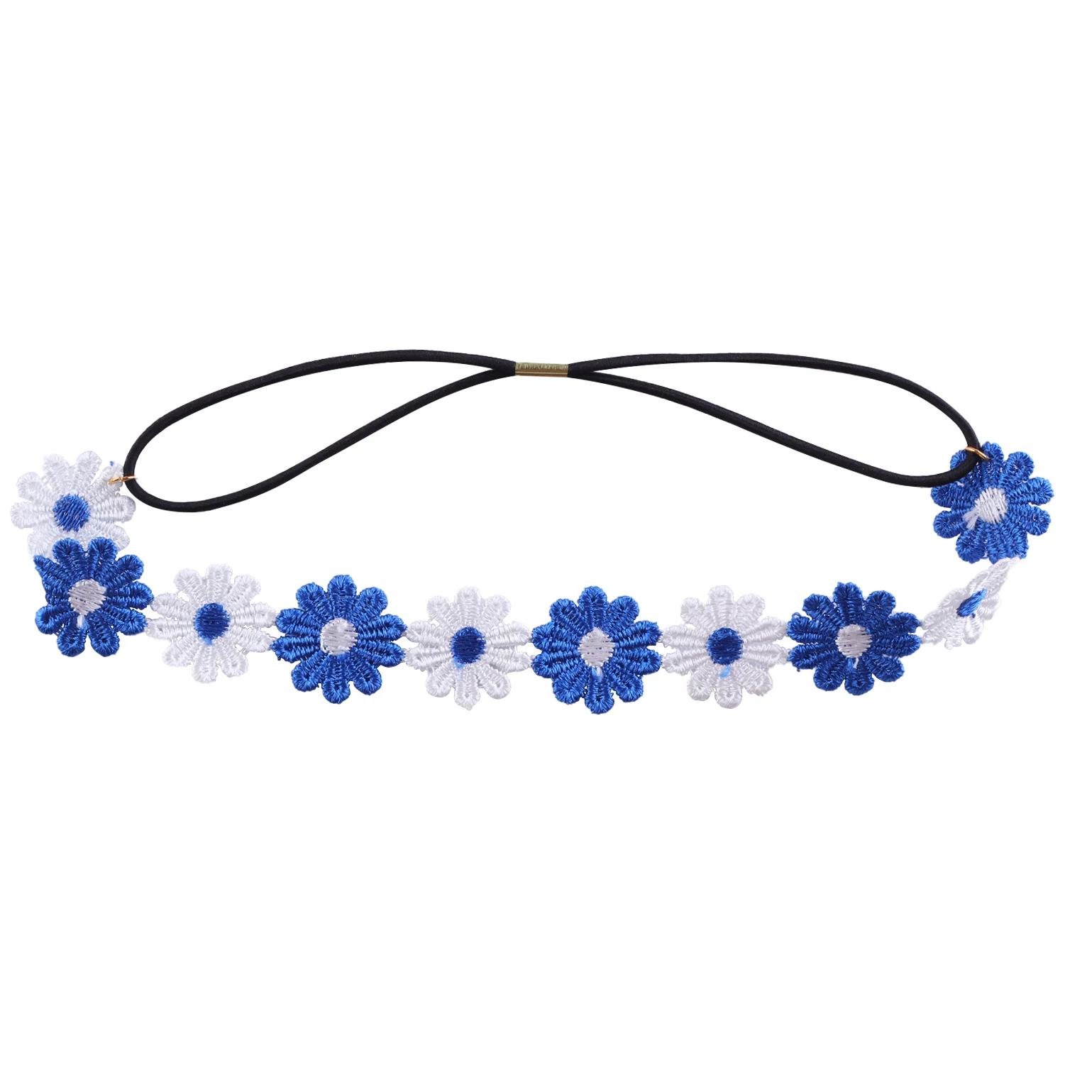 Gänseblümchen-Blumen-Stirnband, Sonnenblume, Hippies, Krone, Haarkranz, böhmischer Blumen-Kopfschmuck für Frühlingstourismus, Hochzeit, Festivals, Party – Detail 12