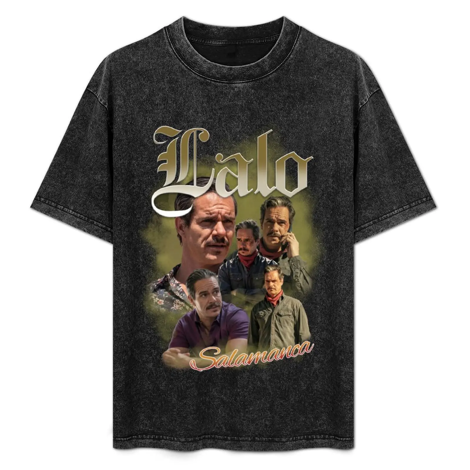 Lalo Salamanca Vintage T-Shirt man t shirt vintage summer tops oversized men workout shirt