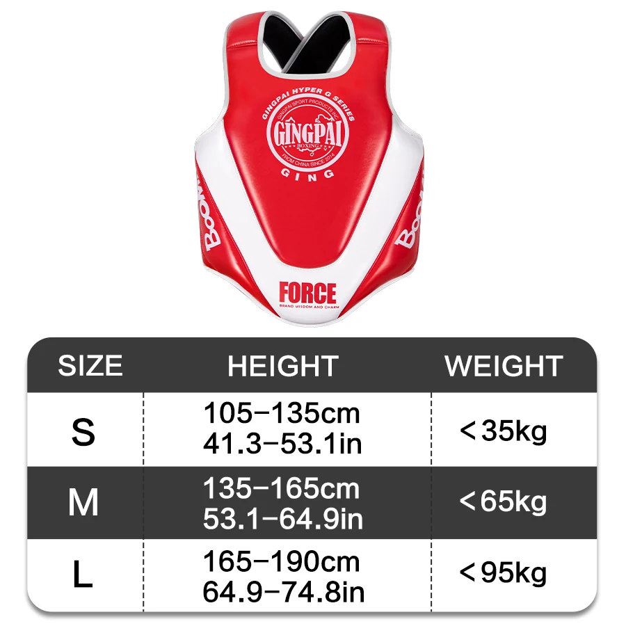 Sanda chest protector adult Muay Thai training protective gear body protection combat armor children's taekwondo competition