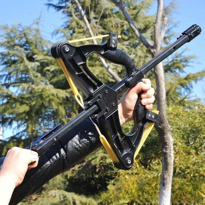 

Powerful and Precise Shooting Steel Ball Intelligent Bow and Arrow Telescopic Metal Composite Bow Outdoor Rubber Laser