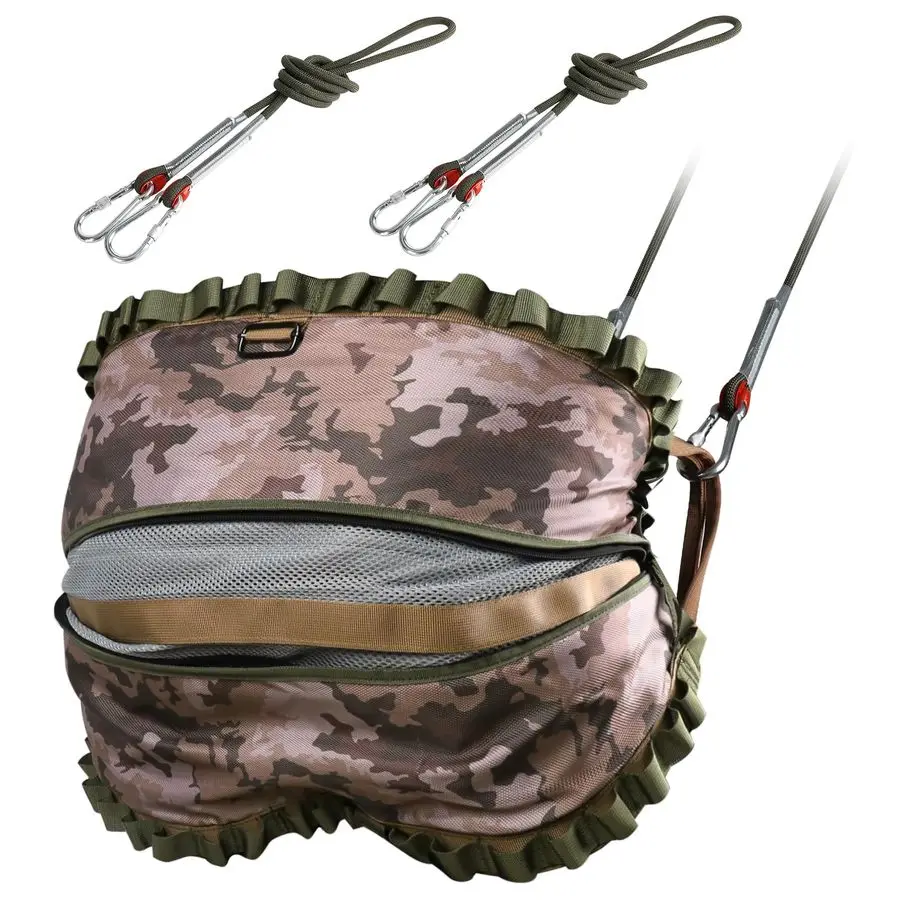 

Saddle,Hammock Saddle Hunting,Comfortable Saddle Hunting System,Hammock Hunting Saddle,Lightweight Padded Seat Includes Adjustab