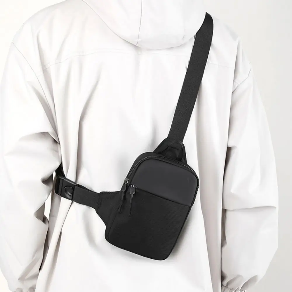 Multi-function Waterproof Crossbody Slings Bag Portable Unisex Men's Shoulder Bag Oxford Mobile Phone Bag Running