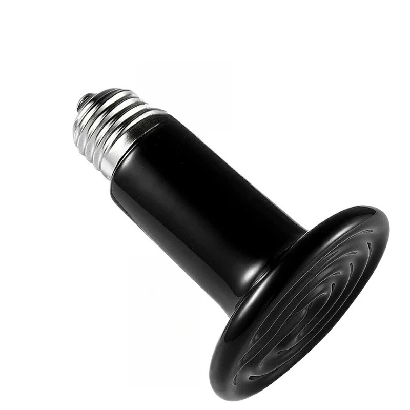 2pcs Ceramic Heater Lamp Heat Bulb For Reptile Poultry Hatching Amphibian Terrariums Winter Heat Source E27 200W
