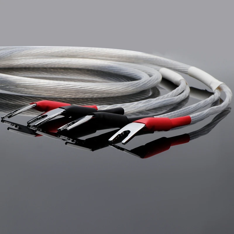 

OCC Silver-Plated Audio Cable, Spoked Speaker Cable,JAS