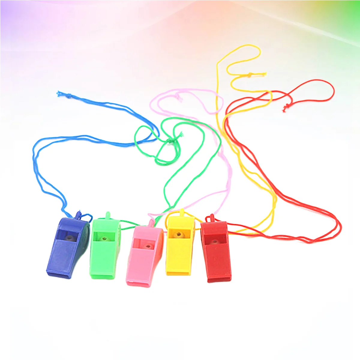 50 Pcs Children Toys Kidcraft Playset Official Whistles Necklace Training Kids Party