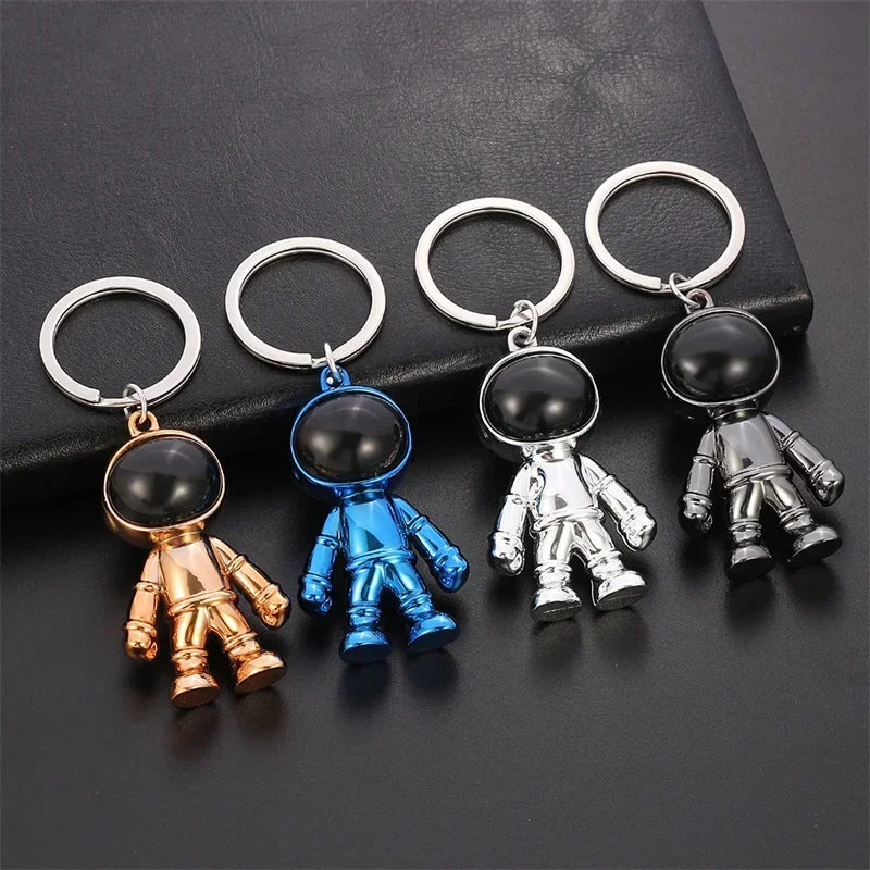 1PC Creative New 3D Astronaut Space Alien Keychain Alloy Gift For Gadgets For Keychain Holder