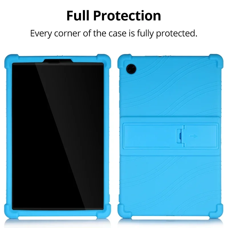 For Lenovo Tab M10 Plus 3rd Gen 10.6 inch TB125FU Case Silicone Stand Cover For Lenovo Tab M10 HD 2nd Gen TB-X306X Tablet Funda