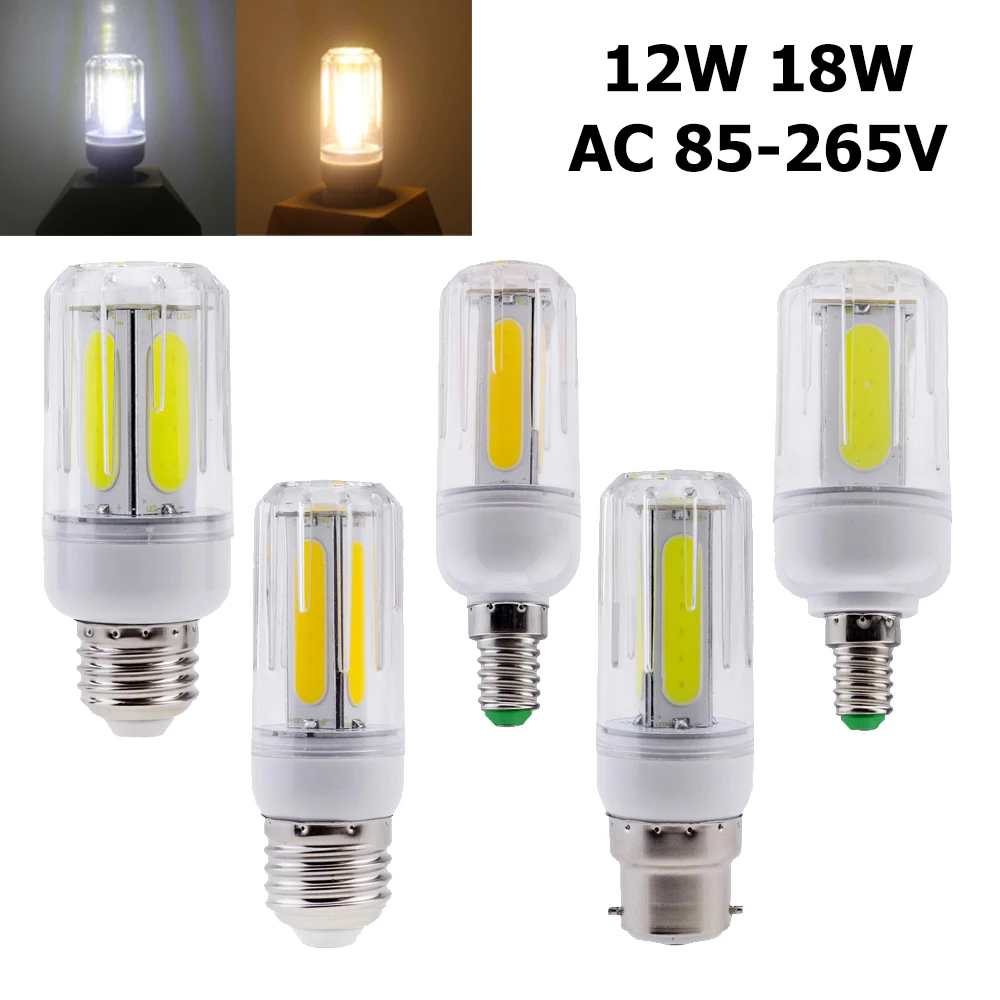 

LED Corn Light Bulbs 12W 16W Lights B22 Mini Housing Ceiling Bedroom 85-265V 360 E26 6000K Cool E14 Warm Decoration Replace