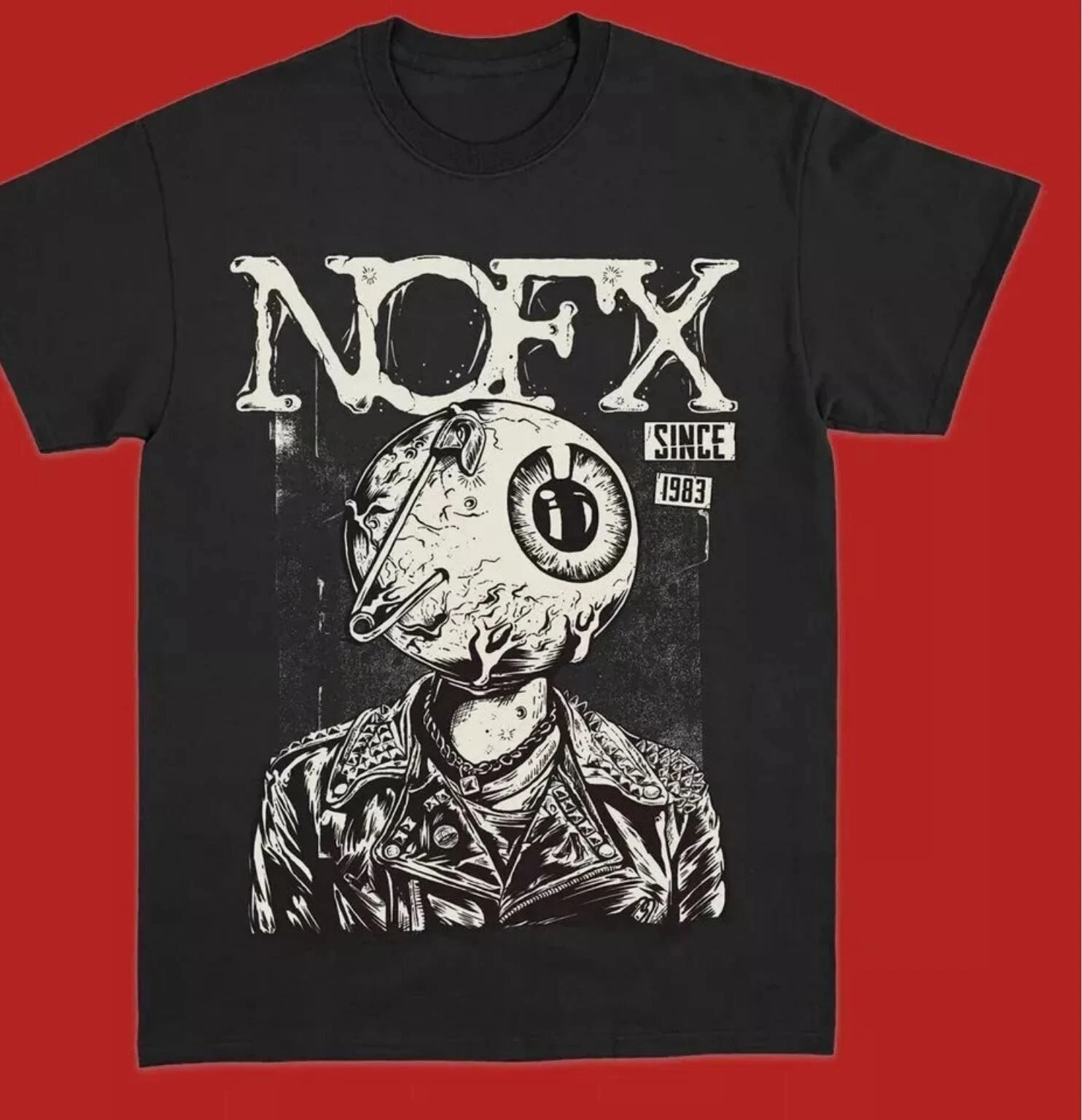 

Новая модель 2025 НОВИНКА! NOFX Stickin In My Eye Унисекс Хлопковая футболка Размер S-5XL Графическая рубашка с короткими рукавами Унисекс Мужчины Женщины Лето