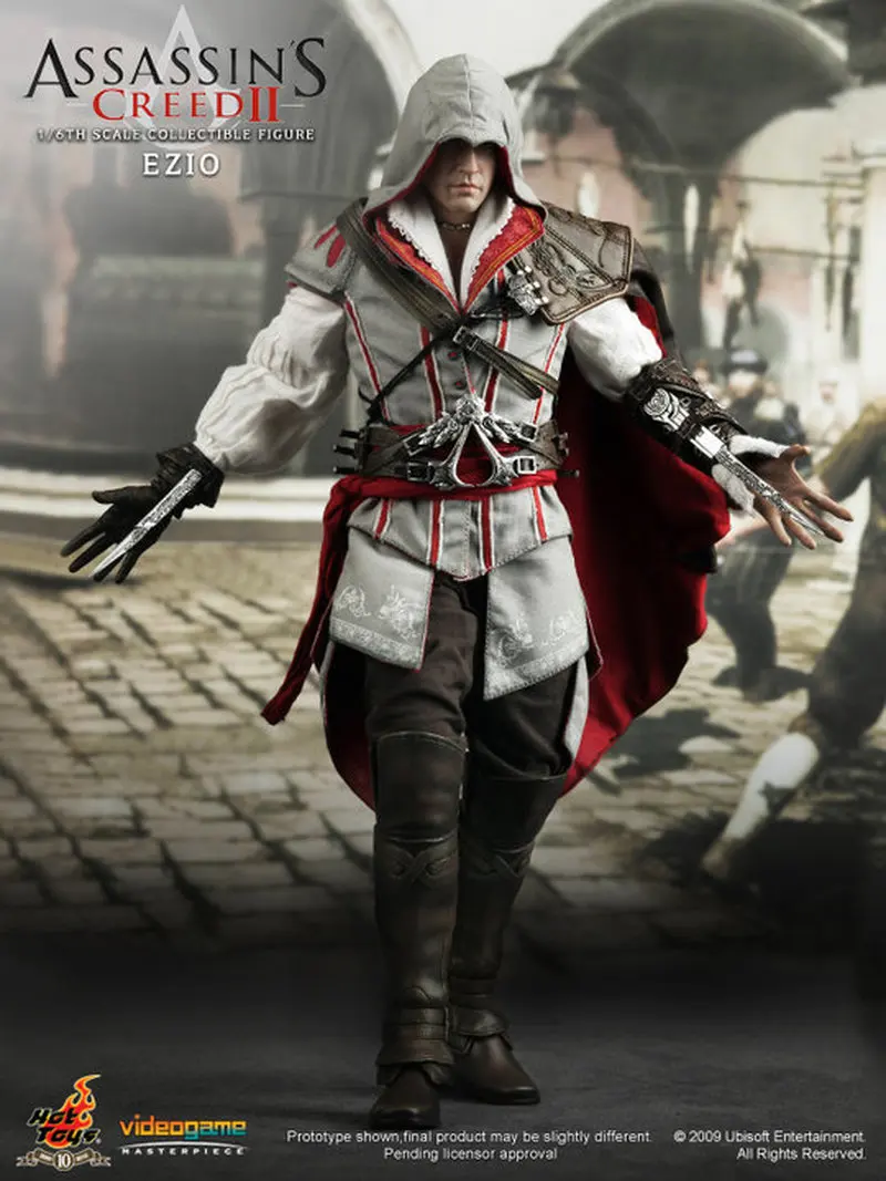 Ht Hottoys 1/6 Vgm12 Assassin's Creed 2 Ezio Assassin Action Figure Collection Model