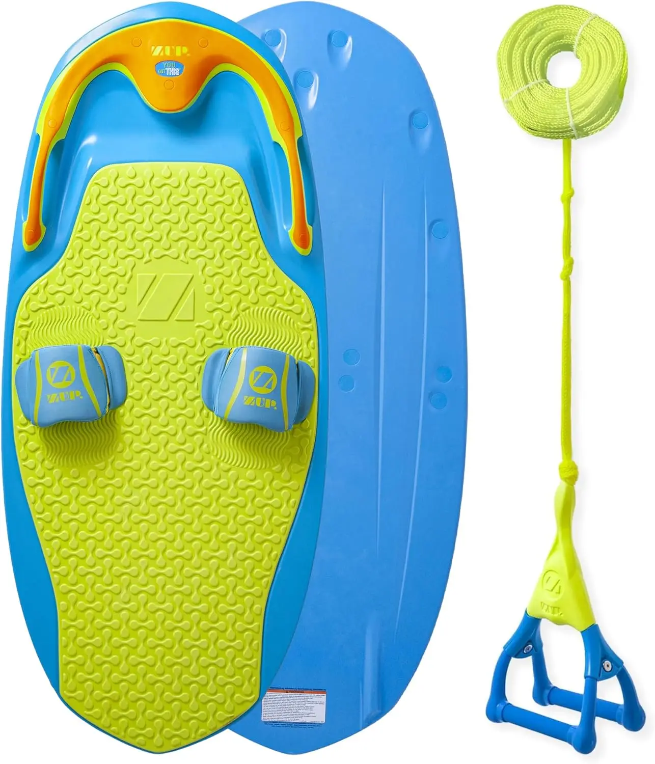 

All-in-One Water Sports Board with Handle Combo for Kids, Teens, and Adults - 51.7" x 23.8" x 4.6"
