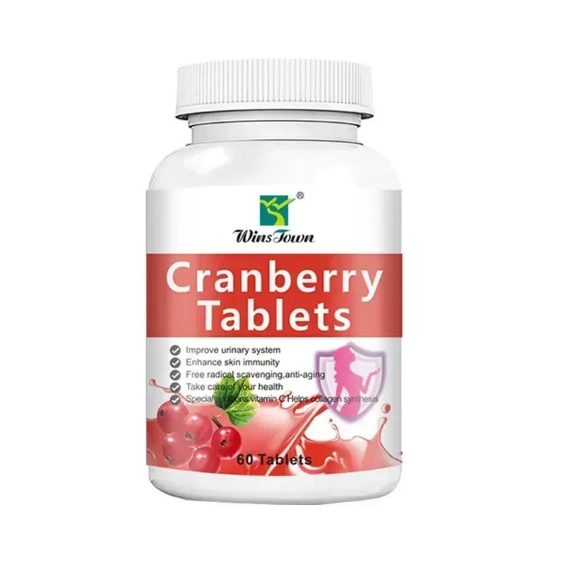 1-Flasche Cranberry-Tabletten für Schönheit, Schönheit, feuchtigkeitsspendende Darmbewegungen, die die körperliche Kraft und ergänzende Ernährung