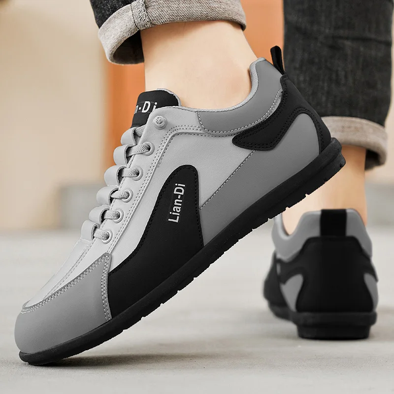 Men's Casual Sport Shoes Slip-On Driving Soft Bottom Bean Bean Shoes Autumn Win… - Image 6