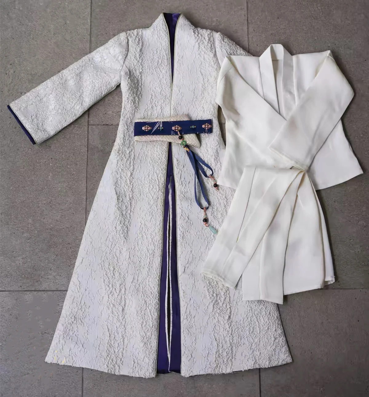 1/3 BJD Ancient Costume Warrior Outfit Hanfu Robe For SD17 POPO68 Longhun73 ID75 Strong Uncle Doll Clothes Accessories A1625