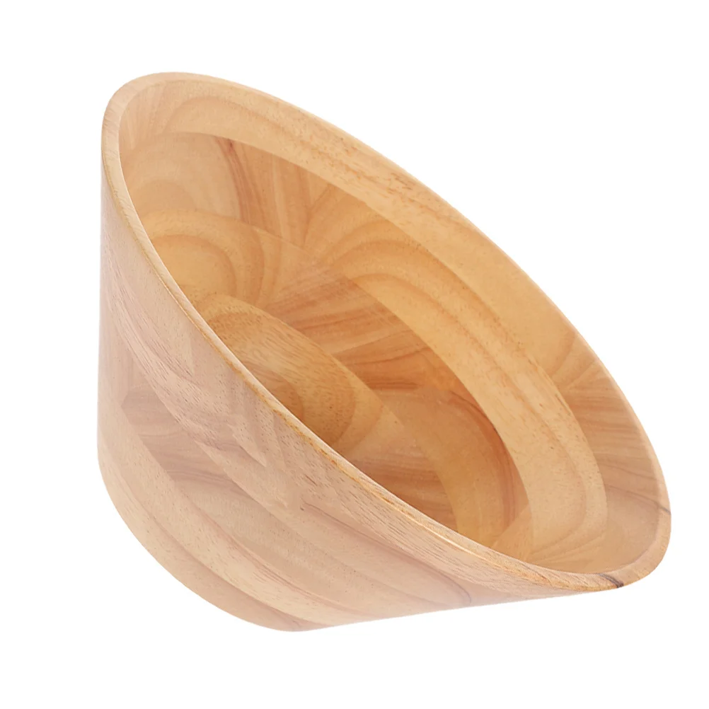 

Wood Salad Bowl Large Capacity Natural Wooden Mixing Serving Bowl For Home Restaurant Cafe Fruit Appetizer Rice Dish