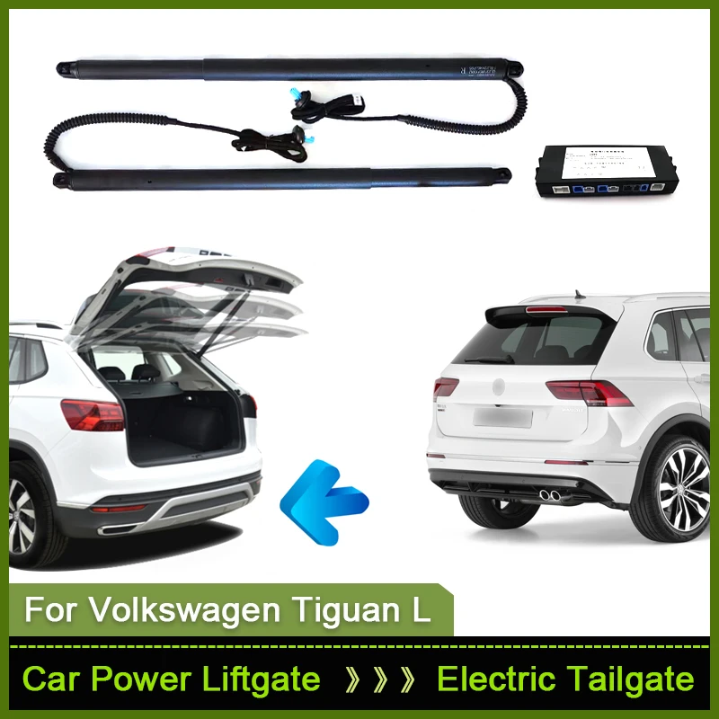 For Volkswagen Tiguan L AD BW 2016~2024 Car Electric Tailgate Lift System Kit Auto Tail Gate Opener Automatic Lifting Rear Door