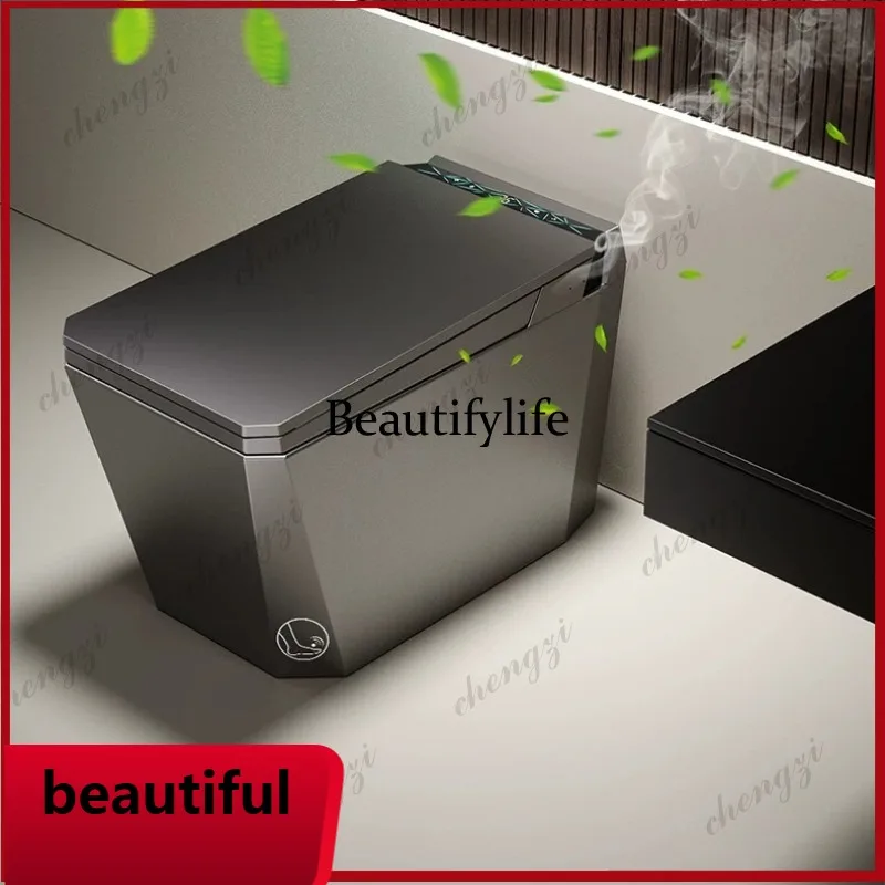 BBB Square orange smart toilet has no water pressure limit, and the toilet flushes silently.