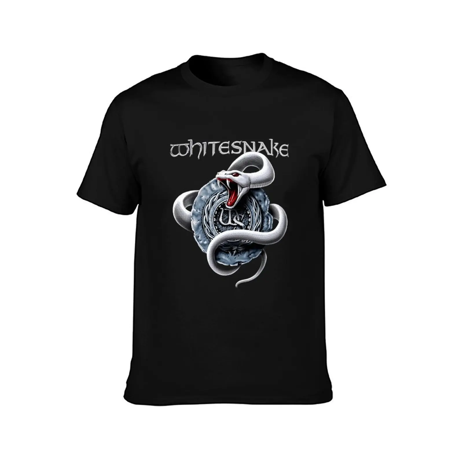 Ulo Putih Whitesnake Band Music Rock Metal Gift Men T-Shirt vintage anime shirt for a boy men clothes