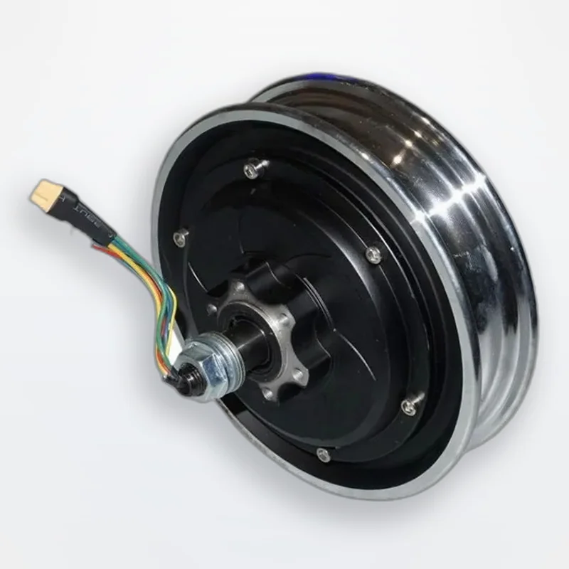 E-Bike Motor High Torque Brushless Hub Motor Disc Brake 36V 350W 10 Inch featuring for Tire Electric Scooter DIY