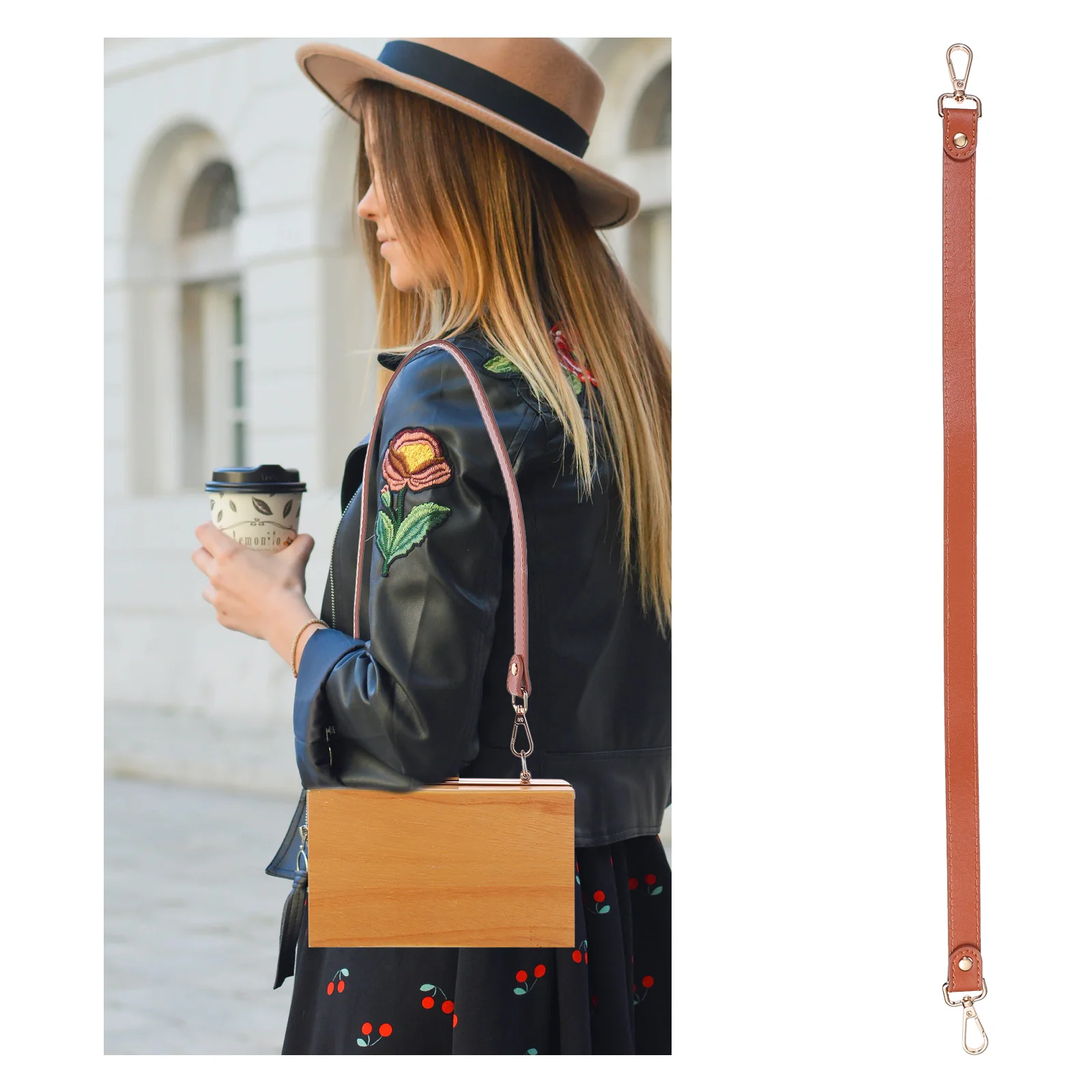 1 قطعة استبدال الكتف عالية الجودة دائم Diy بها بنفسك المرأة حقيبة مقبض حقيبة يد حزام لحقيبة حمل ديكور الإكسسوارات العصرية