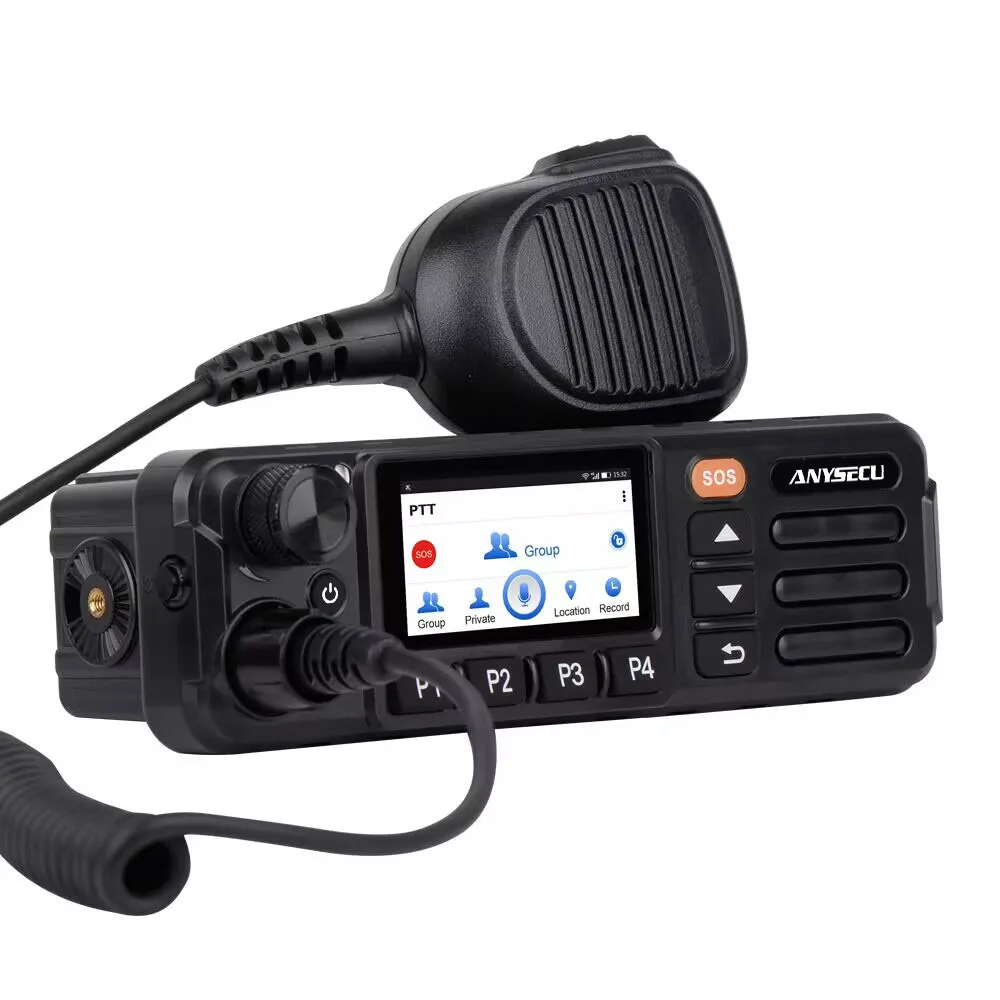 Rádio de rede 4g ptt w7 plus com tela sensível ao toque lte poc rádio móvel tm7 plus rádio de carro zelo real ptt carro walkie talkie